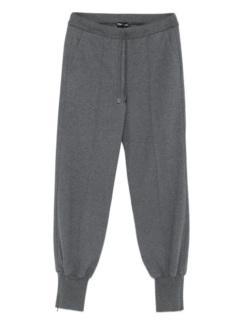 Cotton Drawstring Joggers — Grey
