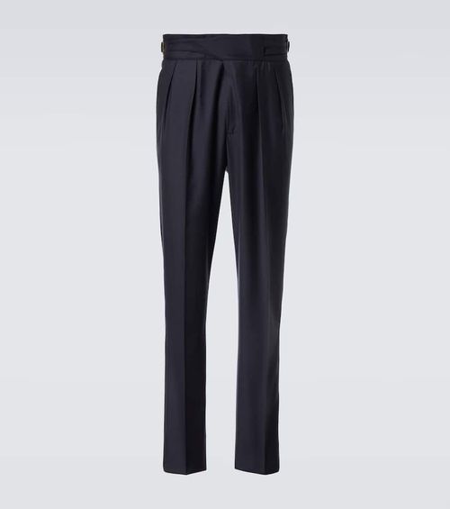 Rubinacci Manny virgin wool straight pants