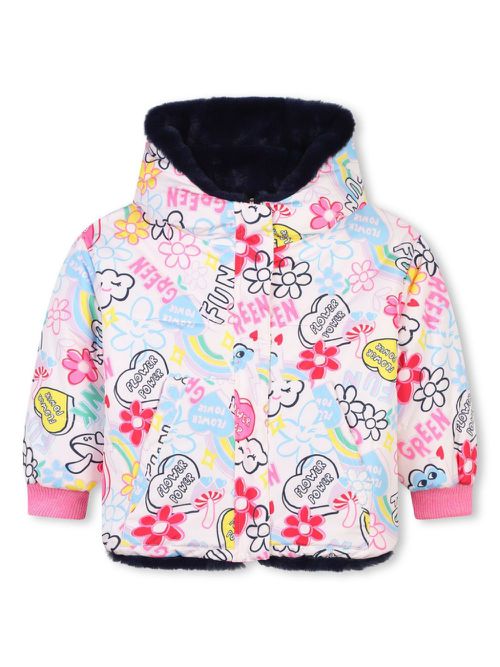 Reversible puffer jacket - Pink