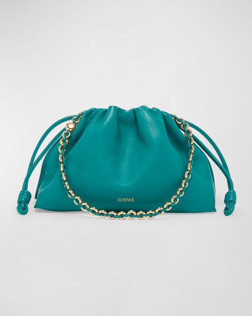 Flamenco Bag in Napa Leather with Detachable Chain