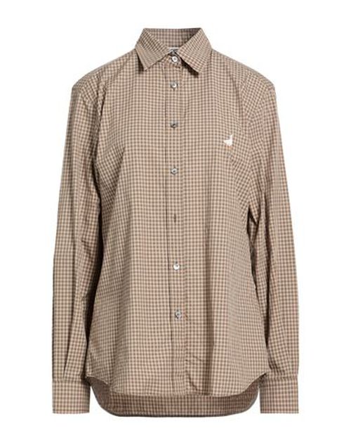 Woman Shirt Light brown Size 6 Cotton