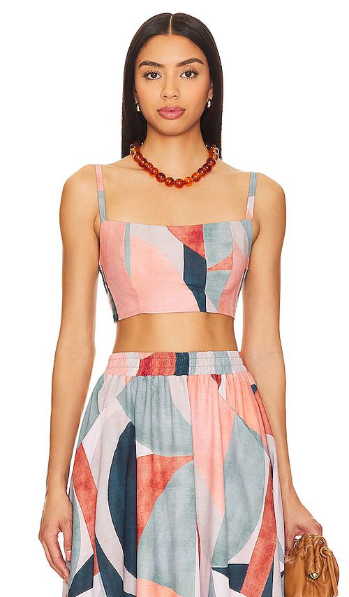 PEIXOTO Esti Top in Pink. L. Also in S, XS