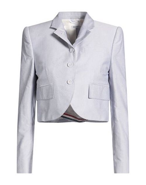 Woman Blazer Blue Size 4 Cotton