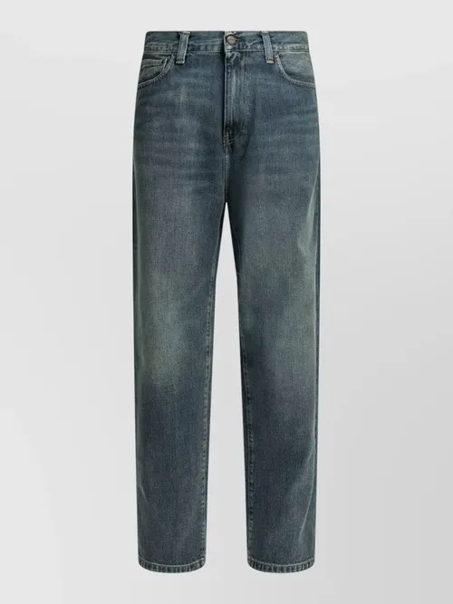 Carhartt Wip - aaron wide leg jeans faded wash