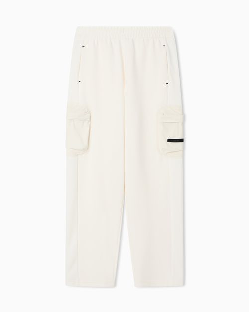 Cotton blend cargo trousers