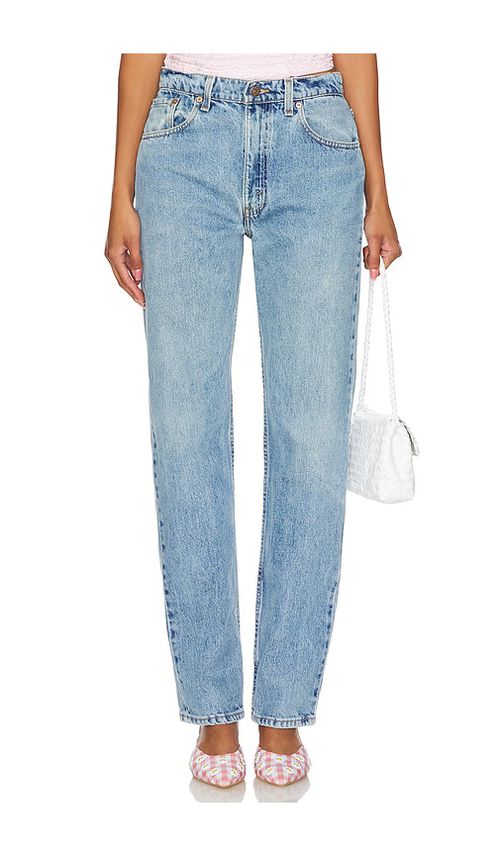 Aligrace Vintage Classic Relaxed Straight Jeans in Medium Dark - Denim-Light. 29 also , 25, 26, 27, 28, 30, 31