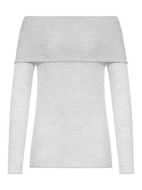 Silk And Cashmere Boat Neck Sweater