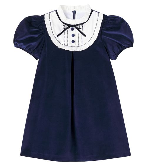 Clara cotton velvet dress