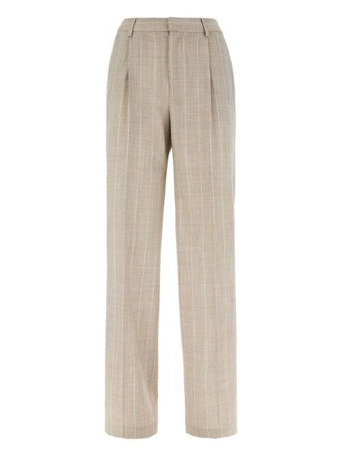 PT Torino striped trousers - Neutrals