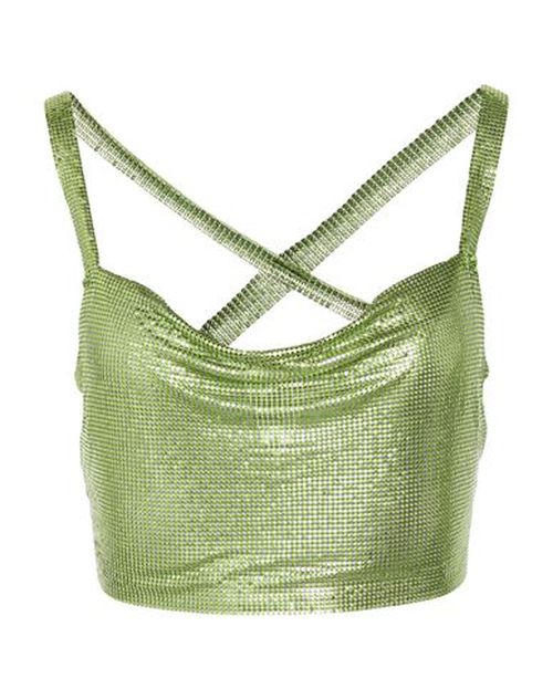 Woman Top Lime green Size S Steel
