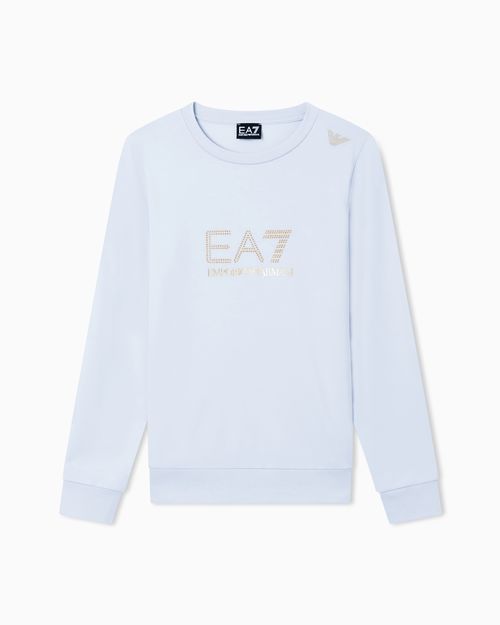 Stretch sweatshirt in a viscose blend with studs Evolution