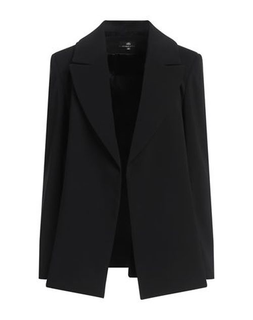 Woman Blazer Black Size 10 Polyester, Elastane