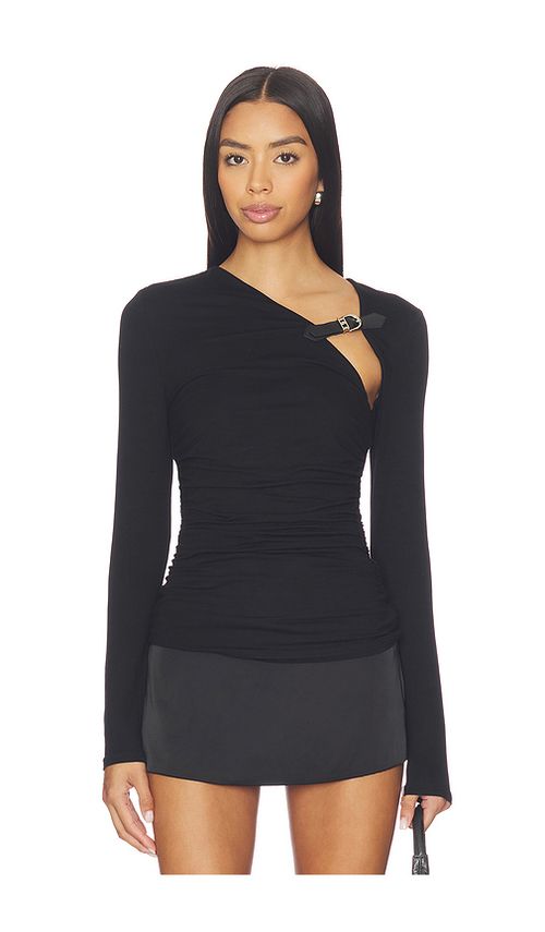 Superdown Analeah Buckle Top in Black. M also in L, S, XL