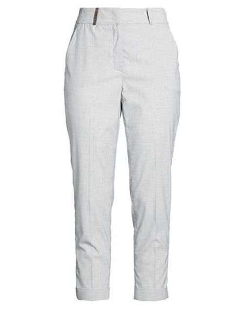 Woman Pants Light grey Size 10 Polyester, Viscose, Elastane