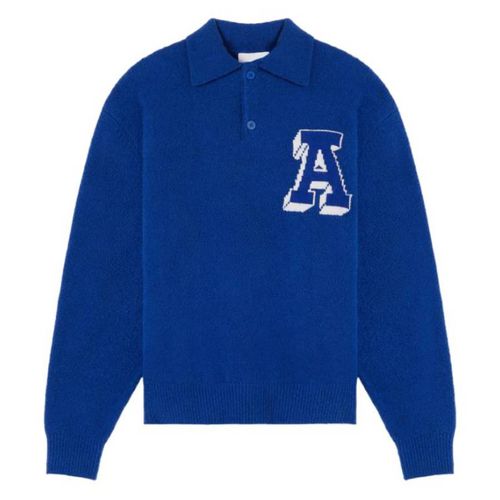 Cotton-Blend Team Polo Sweater