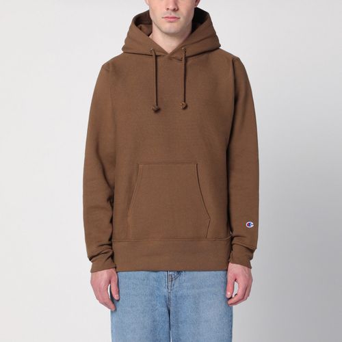 Brown cotton hoodie