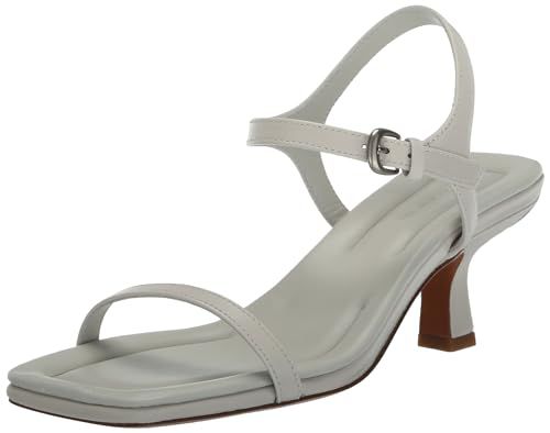 Vince Womens Coco Kitten Heel Ankle Strap Sandal Black Leather