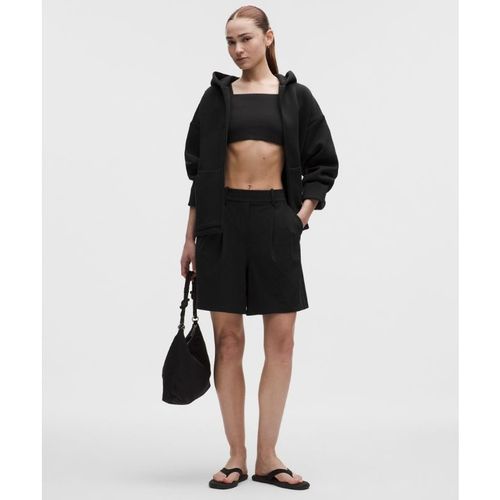 Lululemon – Women's Daydrift Pleated High-Rise Shorts – 7" – Color Black