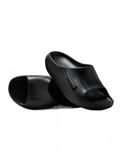 Men's Reactx Rejuven8 Slide Sandals In Black/black/black