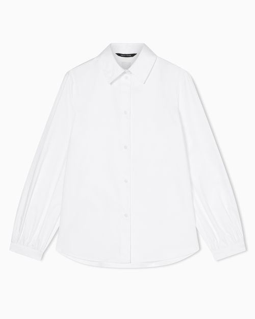 Oversized Shirt in Organic Cotton Poplin