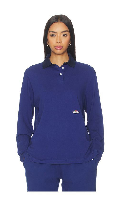 HOMMEgirls TOP POLO en Navy. XS. Also en S