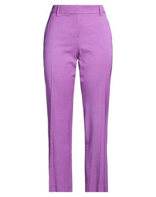 Woman Pants Mauve Size 8 Viscose, Cotton, Silk, Elastane