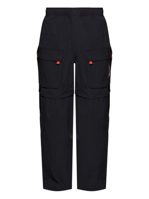 Logo-print trousers - Black