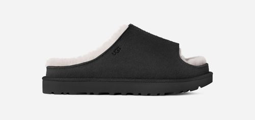 ® Women's Greenport Slide Sheepskin Slippers in Black