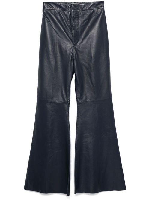 Leather trousers - Blue