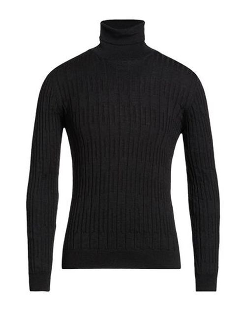 Man Turtleneck Charcoal Size XL Merino Wool