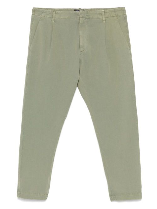 DONDUP pleat-detailed trousers - Green