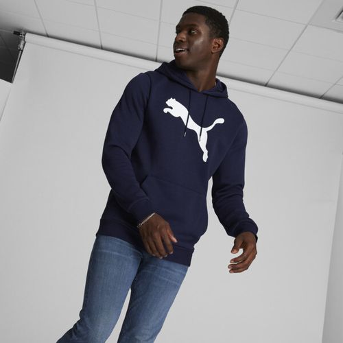 PUMA Big Cat Men's Logo Hoodie in Blue