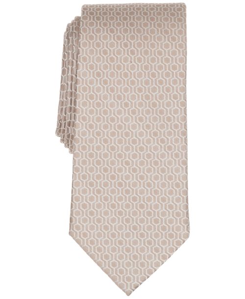Men's Venture Geometric Tie - Taupe