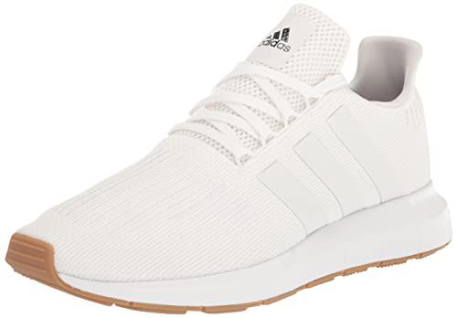 Adidas Men's Swift Run Sneaker, White/White/Core Black, 10.5