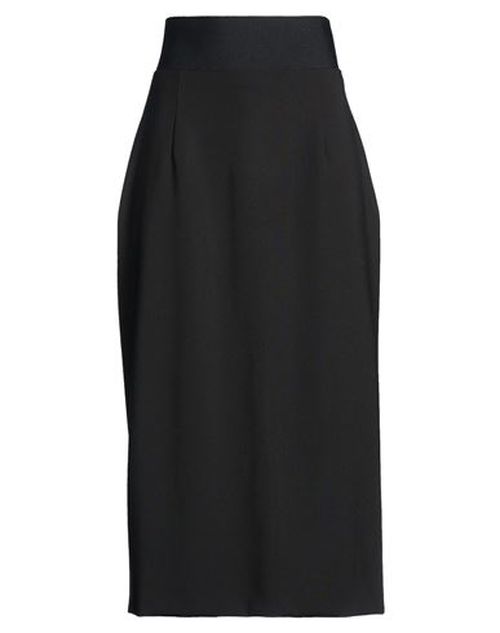 Woman Midi skirt Black Size 6 Virgin Wool