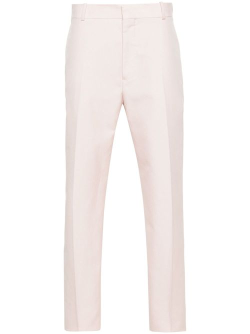 Cotton tailored trousers - Pink