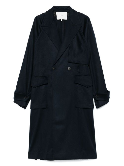 Setchu internal-belt coat - Blue