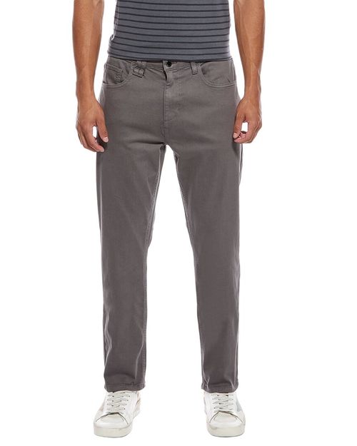 Stretch Slim Leg Linen-Blend Jean
