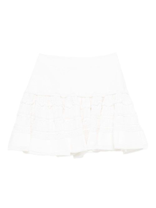 Wool Ruffled Skirt