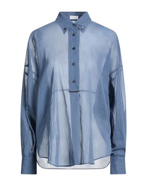 Woman Top Slate blue Size XS Cotton