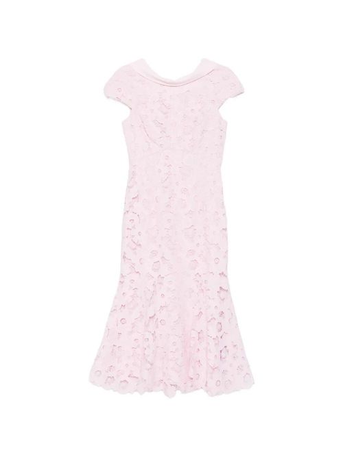 Lace Scoop Back Midi Dress
