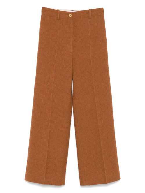 Patou tweed trousers - Brown