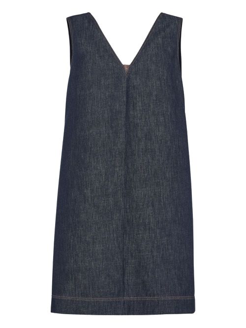 Denim mini dress - Blue