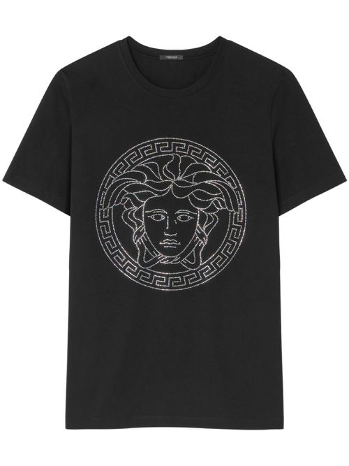 Medusa Head cotton T-shirt - Black