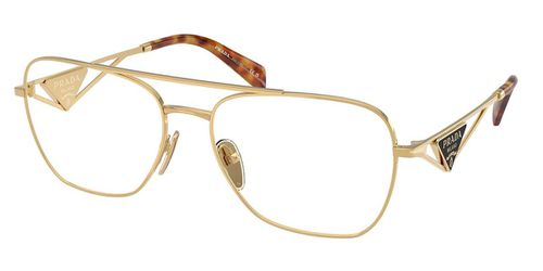 Prada PR B50V 5AK1O1 Women’s Eyeglasses Gold Size 59 - Blue Light Block Available
