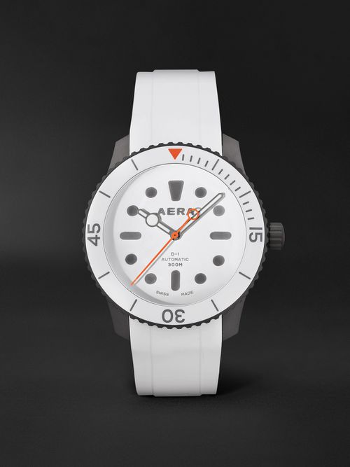 Todd Snyder D-1 Diver Limited Edition Automatic 44mm Titanium and Rubber Watch