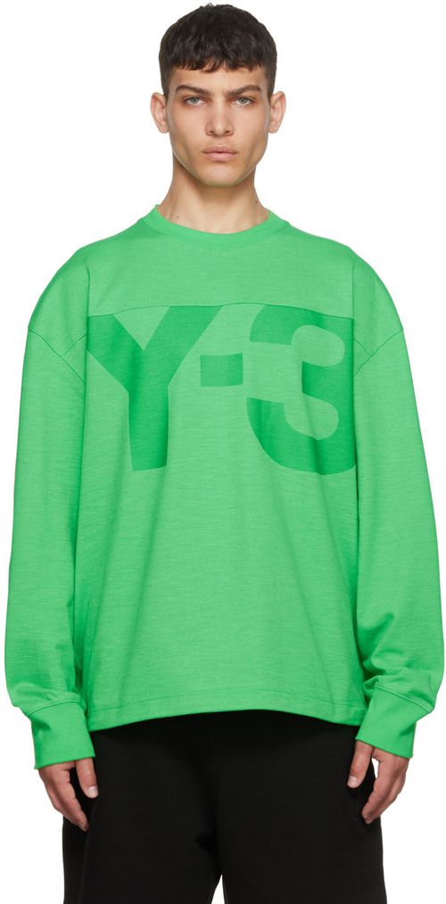 Green cotton sweatshirt