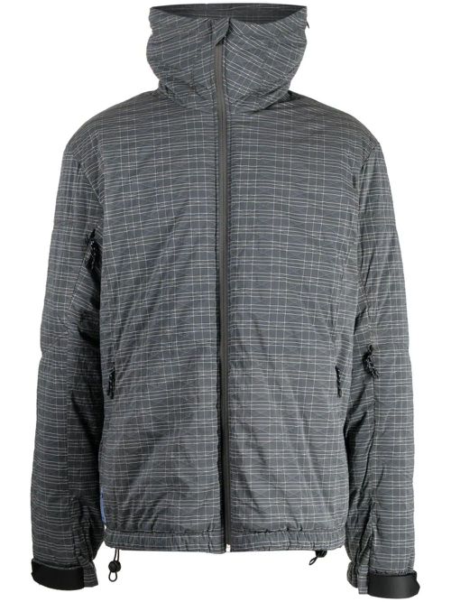 Diamond-quilted jacket - Grey