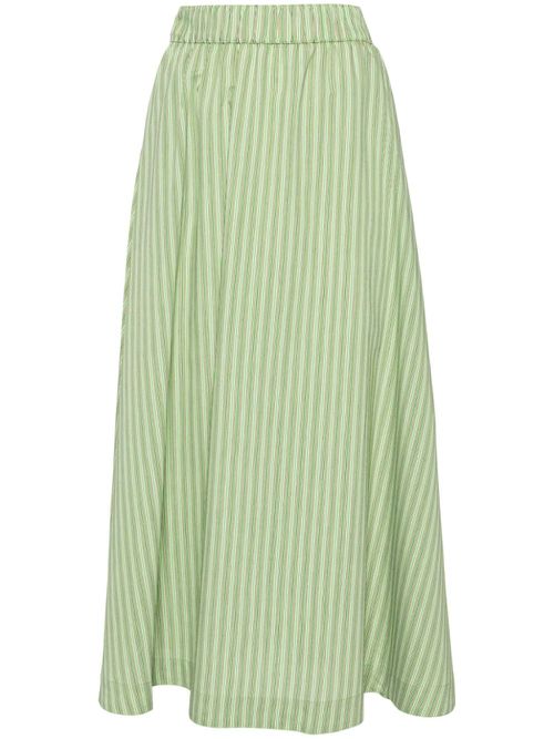 Marla striped midi skirt - Green