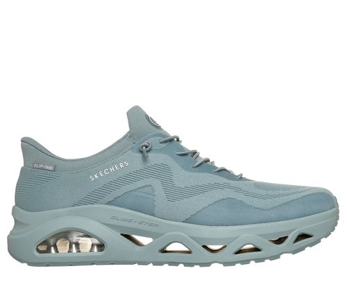 Skechers Men's Slip-ins: UNO Glide-Step - Air Gliders Sneaker in Gray/Lime